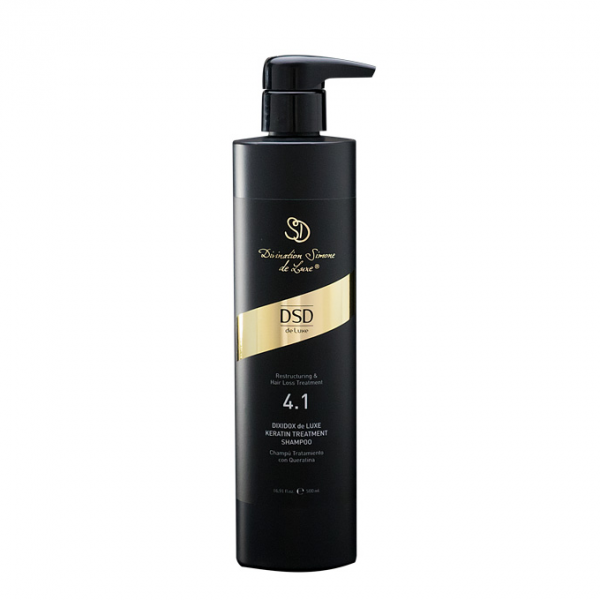 4.1 DIXIDOX DE LUXE KERATIN TREATMENT SHAMPOO - Восстанавливающий шампунь с кератином 500 мл